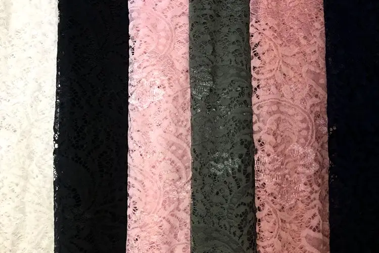 Кружевная ткань с французскими ресницами 3 м свадебное платье пижама удобная