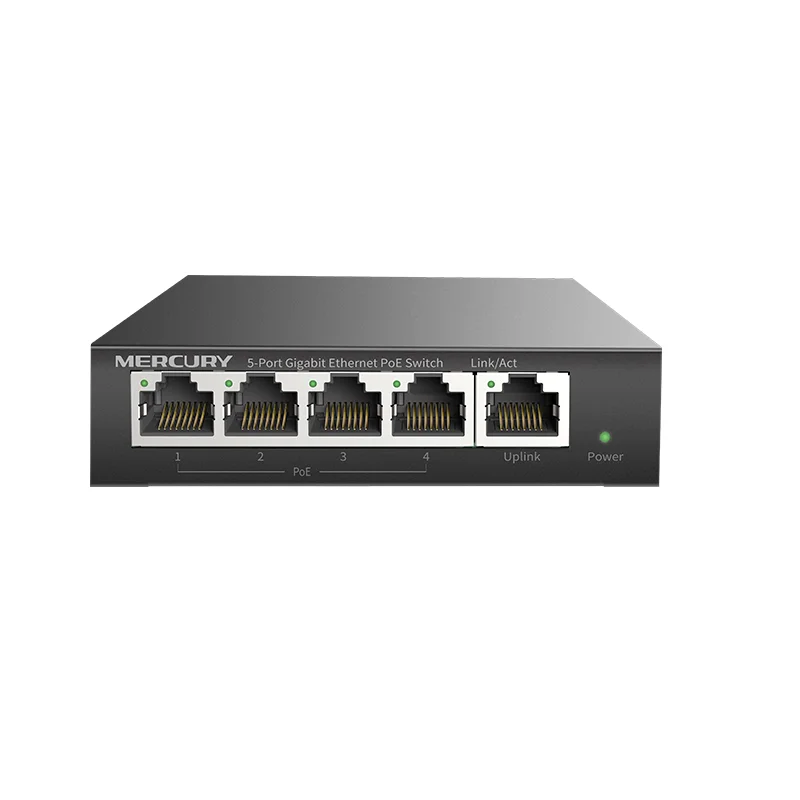 Бесплатная доставка 5 портов 4 poe 43 Вт 1000 Мбит/с коммутатор IEEE802.3af/at PoE подходит для