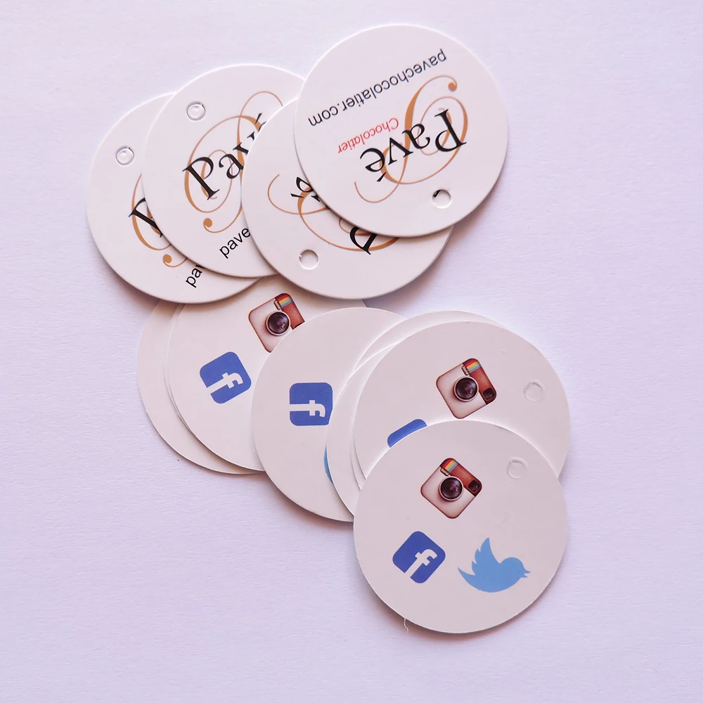 Индивидуальная печатная бумага круглая цена Подарочная бирка | Дом и сад