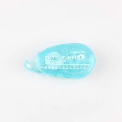 light blue 1 шт. 8 м KOKUYO Милая оригинальность Dotliner мини с двухсторонней клеющей поверхностью клейкая лента пунктиформа клей обучения канцелярские принадлежности инструмент Kawaii - Цвет: light blue