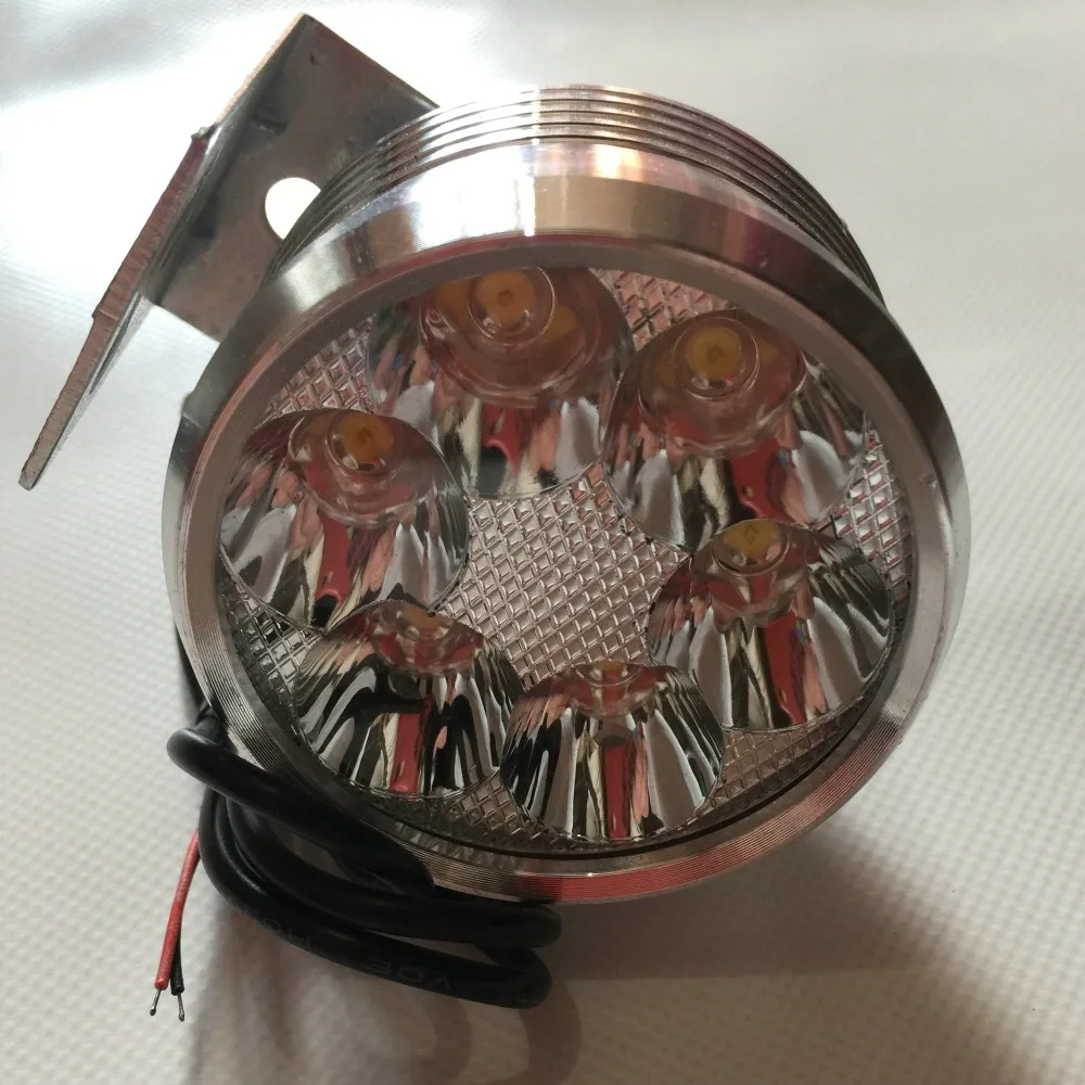 Светодиодный фар frontlight 6 бусины 12 V-80 V для электрический мотоцикл-скутер для грузовых автомобилей, UTV ATV DIRTBIKE трехколесный велосипед внедорожных транспортных средств