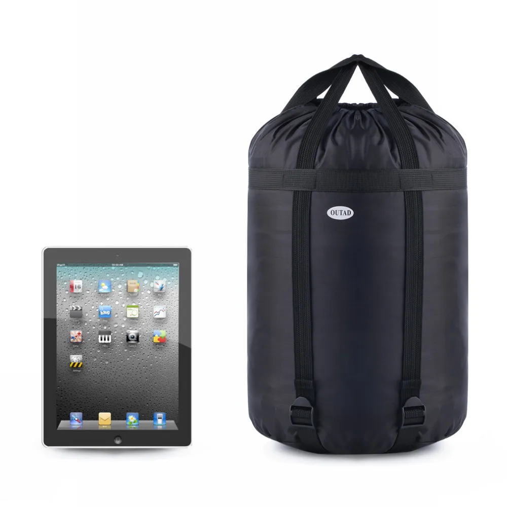 Легкий нейлоновый компрессионный мешок маленький спальный для кемпинга