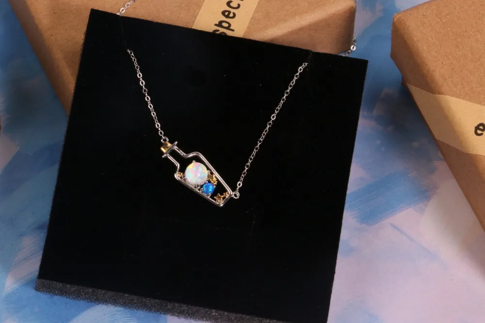 

High Quality 5 Pack/Lot 8.5x8.5x3.5 cm Kraft Paper Craft Jewelry Set Boxes Necklace Pendant Earring Gift Box Cases