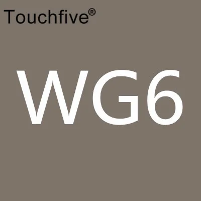 WG6 1 шт. TouchFive опционально 168 цветов эскизные маркеры на спиртовой основе маркеры цветной маркер набор художественные принадлежности ручка для школы - Цвет: WG6