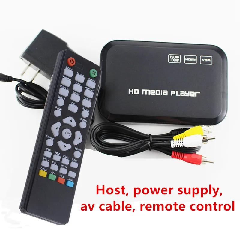 3D 1080 P HD медиа-плеер, поддержка Blueray HDMI, VGA, AV, MKV, H.264 SD MMC USB внешний hdd медиаплеер