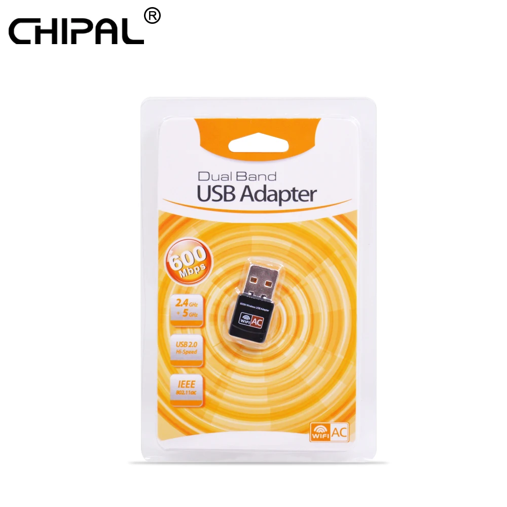 USB Wi Fi адаптер 600 Мбит/с 802.11b/n/g/ac 2 4 ГГц 5 ГГц|Сетевые карты| |