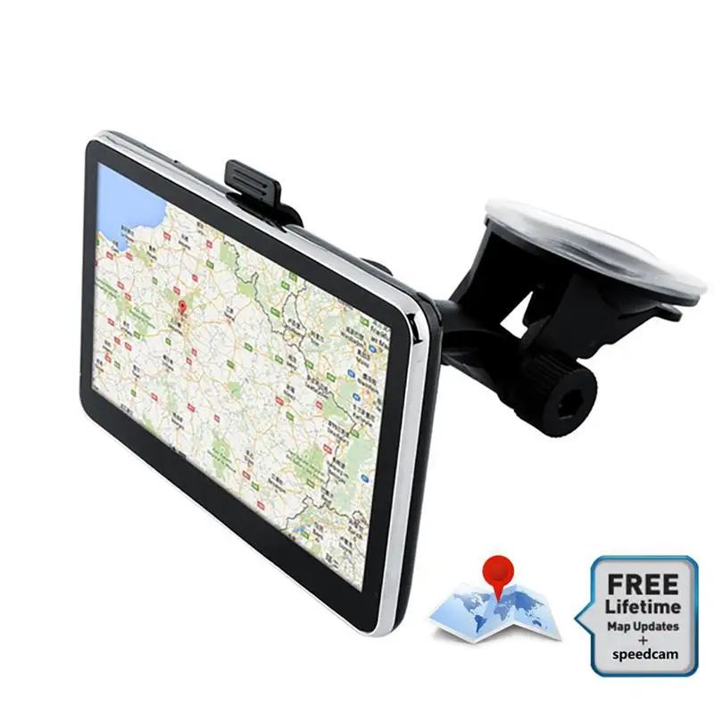 Автомобильный Грузовик HGV LGV 5 дюймов 8 ГБ GPS навигация пожизненная карта ЕС POI XGODY 560