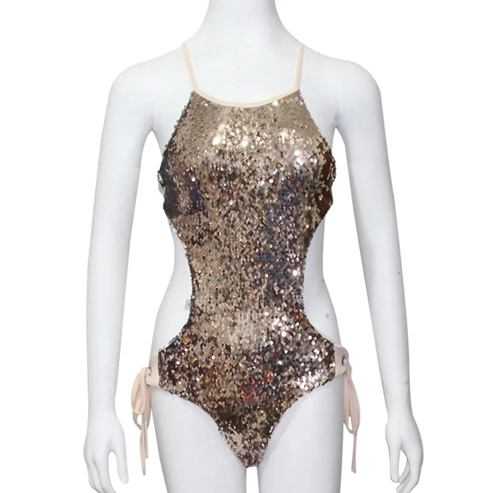 2019 сексуальный комплект бикини с блестками женская одежда для плавания бандаж