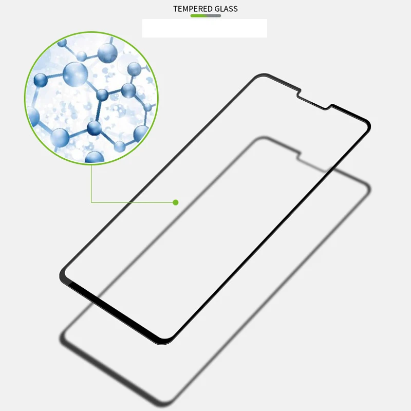 Full cover tempered glass for LG G8 ThinQ screen protectors for LG V20 V30 V40 Thinq q6 g6 K10 K8 protective glas film