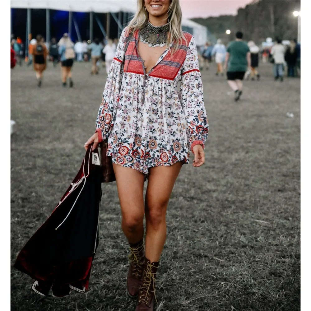 MIYU мини пляжное платье женская весна лето сексуальная с длинным рукавом для