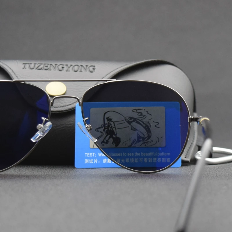 HD Polarized Sunglasses for Men Pilot Driving Fashion Brand Coating mirror Sun Glasses Women Oculos De Sol | Аксессуары для одежды