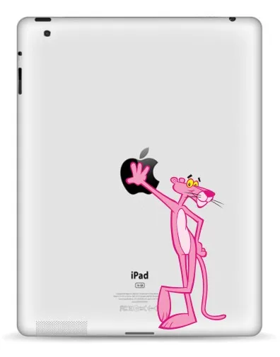 15041 GOOYIYO-планшет частичный стикер для iPad 234 виниловая наклейка DIY Розовая пантера мультяшная кожа для iPad Pro Air 9,7 Mini 7,9 Tablet - Цвет: 15041