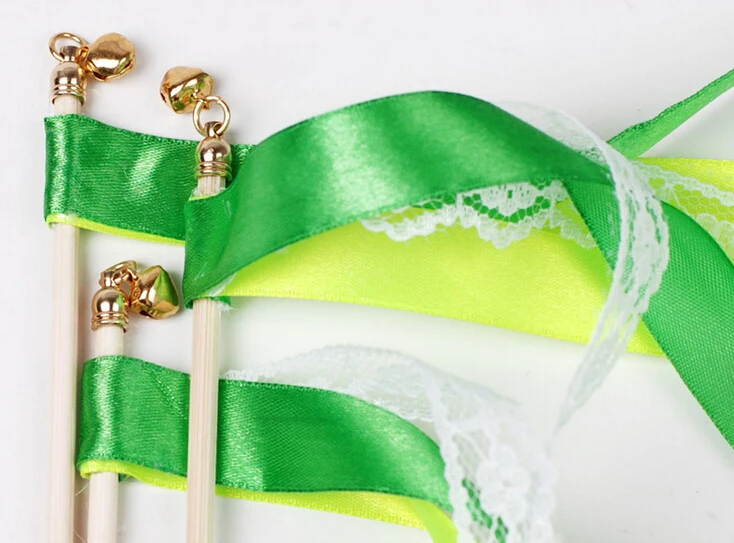 Волшебная палочка кружевная атласная лента растяжки свадебные волшебные