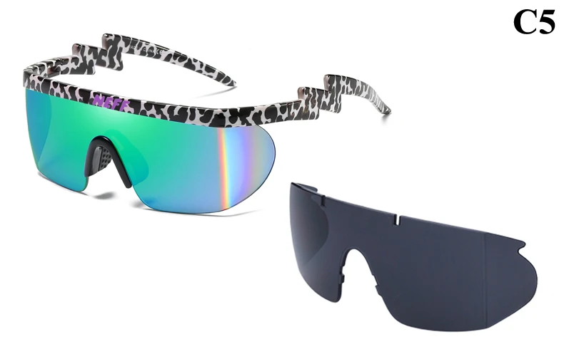 C5 2 линзы Gafas Feminino новые модные брендовые солнцезащитные очки Neff Винтажные Солнцезащитные очки с покрытием очки для вождения для мужчин/женщин Oculos De Sol - Цвет линз: C5