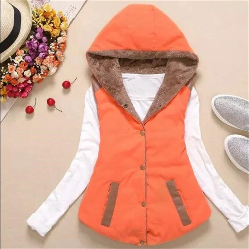Осенне-зимняя верхняя одежда и пальто уличный стиль жилет овечья шерсть с
