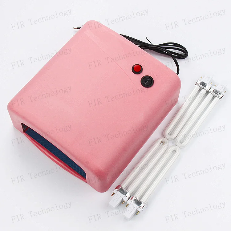 36W 110V/220V EU/US Plug Professional UV Lamp Nail Dryer Polish Gel Curing Tools 4pcs 9W 365nm Lamps Bulb | Красота и здоровье