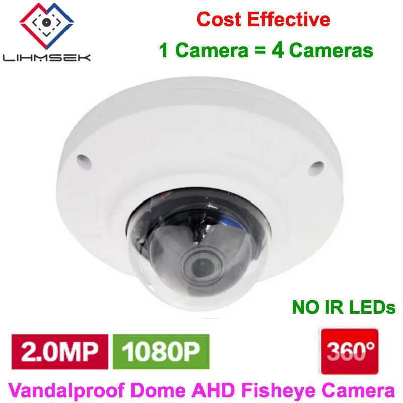 Lihmsek мини камера безопасности 2 0 мегапикселя 1080P AHD CCTV с углом обзора 360 градусов|360