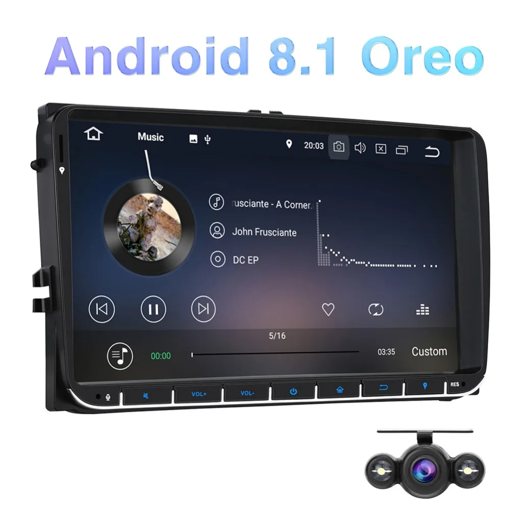 Тыква автомобильный мультимедийный плеер 2 din 9 &quotавтомобильное радио GPS Android 8 1