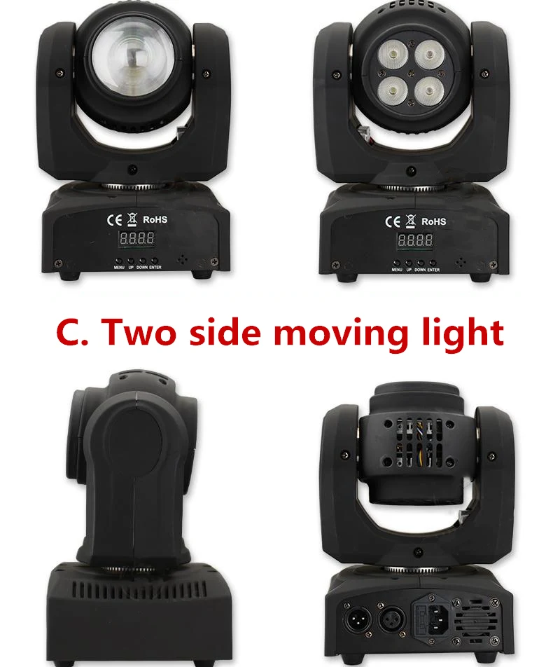 Stage PAR Light 18 Moving Head Staining Lights 7 Double Side Shaking Night Club KTV Flash Beam Bar Lanterns CD50 W01 | Лампы и