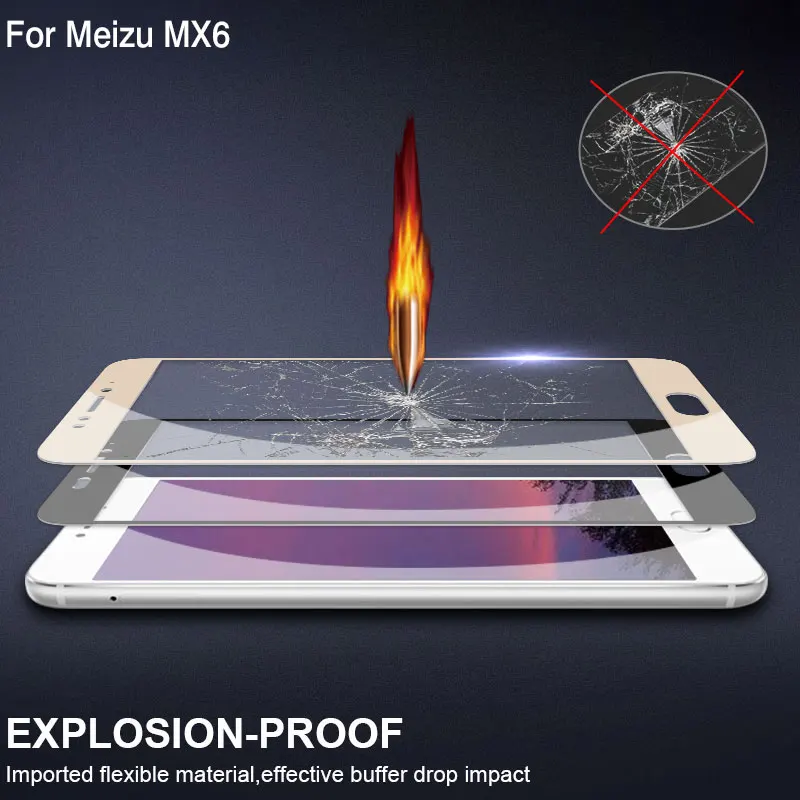 Закаленное стекло DyGod для Meizu MX6 5 2 дюйма переднее защитная пленка экрана замена