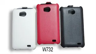 Заводская распродажа высококачественный кожаный флип чехол для philips xenium W732