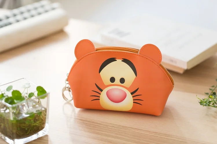 Disney мультфильм Минни Дамская косметичка прекрасная монета ПУ кошелек девушка подарок Сумочка хранения ключ сумка для наушников
