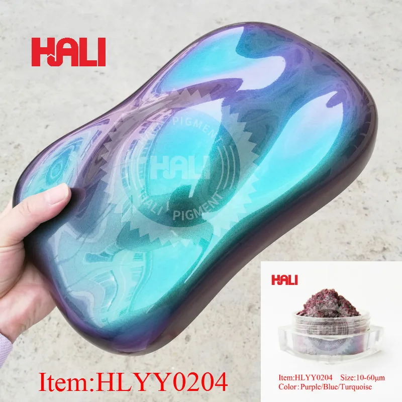 HLYY0204 10 г ПИГМЕНТ Хамелеон для автомобильных ногтей Блестящий жемчужный порошок