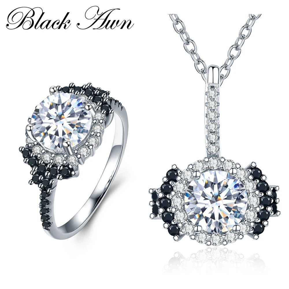 Комплект из колье и серёг серебра 925 пробы necklaces for women jewelry setsnecklace necklace | Ювелирные наборы -32835293614