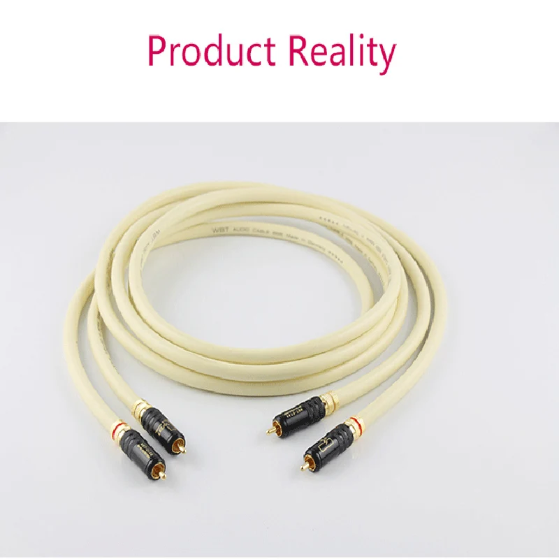 RCA аудио кабель 4N OFC Hi Fi Ortofon end усилитель CD подключение 2RCA к Ma|Кабели VGA| |