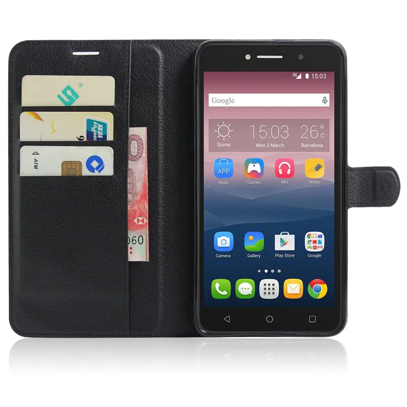 Yinghui PU кожаный бумажник чехол для Alcatel One Touch Pixi 4 6.0 8050D Чехол Флип 6 &quotзащитный