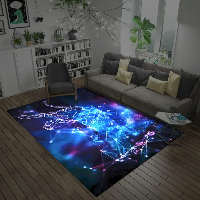 3D Хрустальные бархатные ковры с принтом звездного неба для гостиной, спальни, коврики на заказ для дома, детской комнаты, tapete tapis alfombra - Цвет: 13