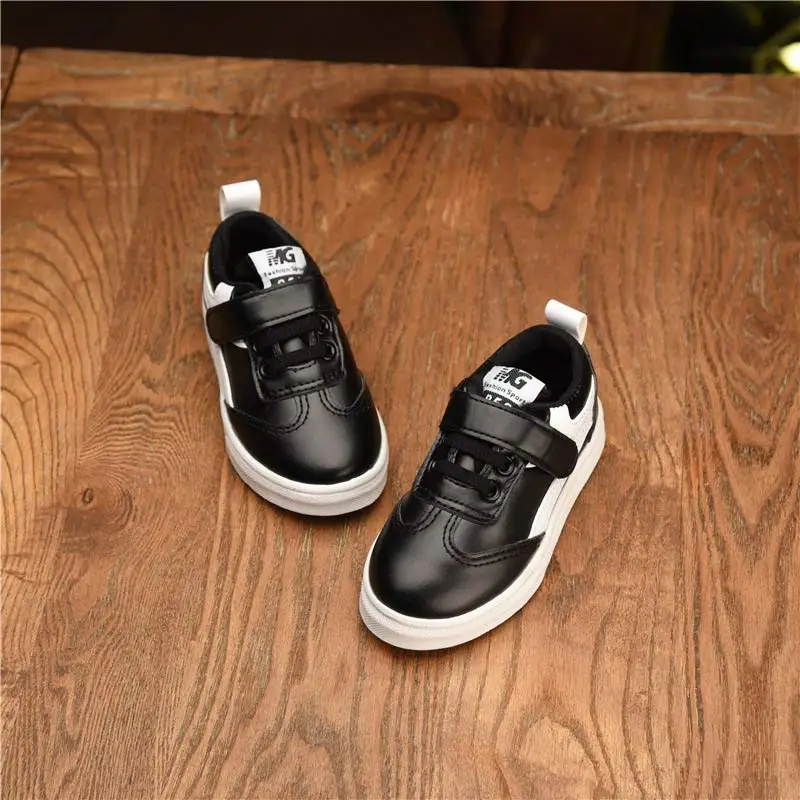 2018 новые весенние детские белые туфли мальчиков корейский кроссовки для девочек