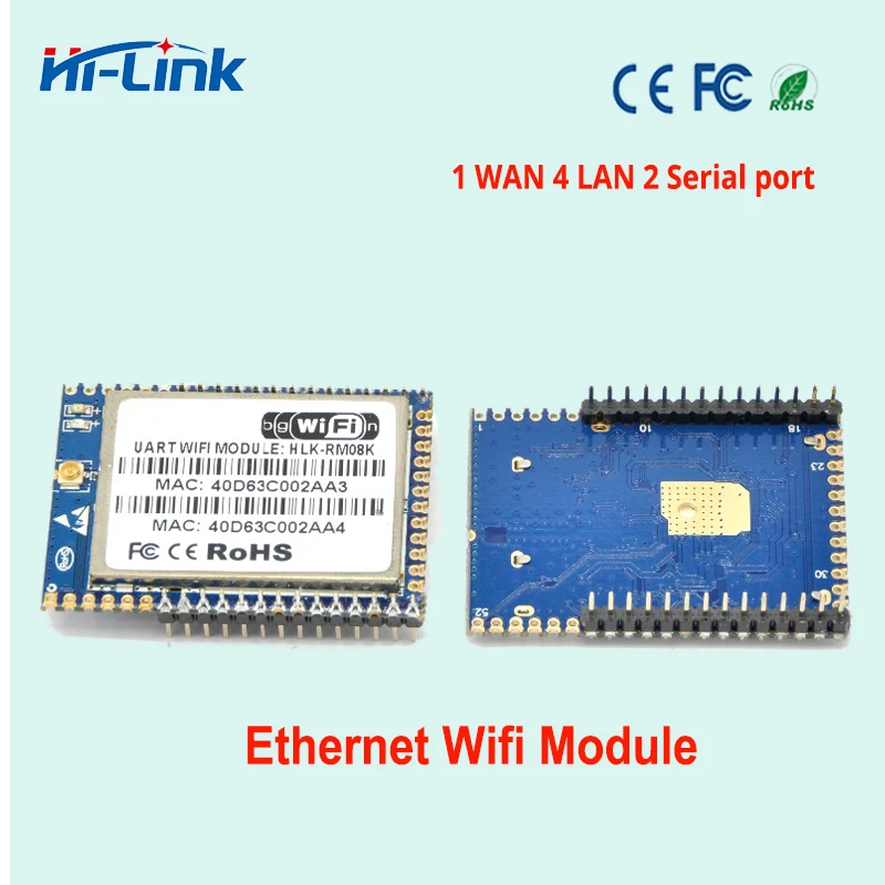 Hi-Link HLK-RM08K серийный wifi модуль ethernet последовательный порт UART к wifi модуль MT7688K комплект Замена HLK-RM04