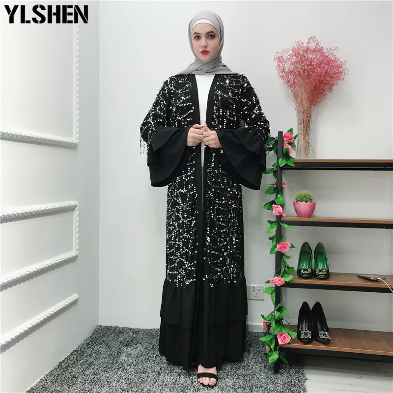 Женское мусульманское платье Abaya Dubai женское для молитвы Рамадана хиджаб кафтан