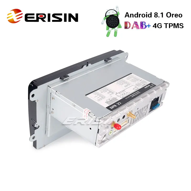 Erisin ES8290V 9 &quotAndroid 8 1 DAB + 4G TPMS DVR автомобиля радио gps навигации для VW ГОЛЬФ сиденья