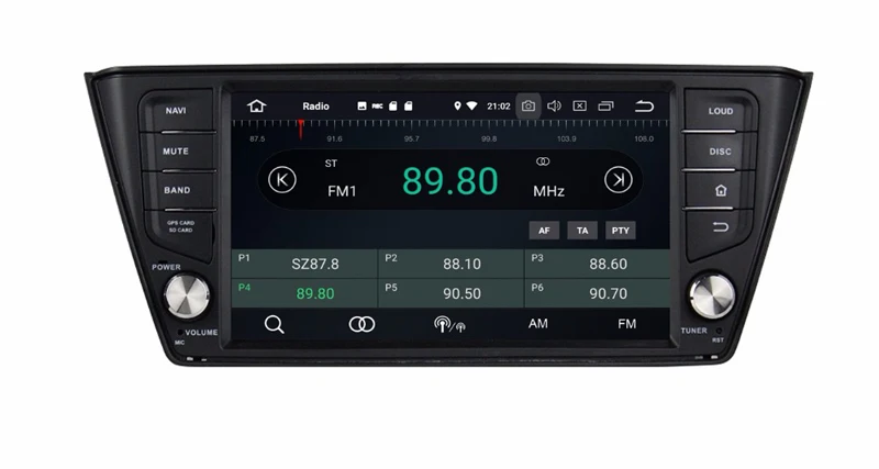 Автомобильный dvd-плеер мультимедийный плеер на Android 10 с HD экраном 8 дюймов gps DSP Carplay