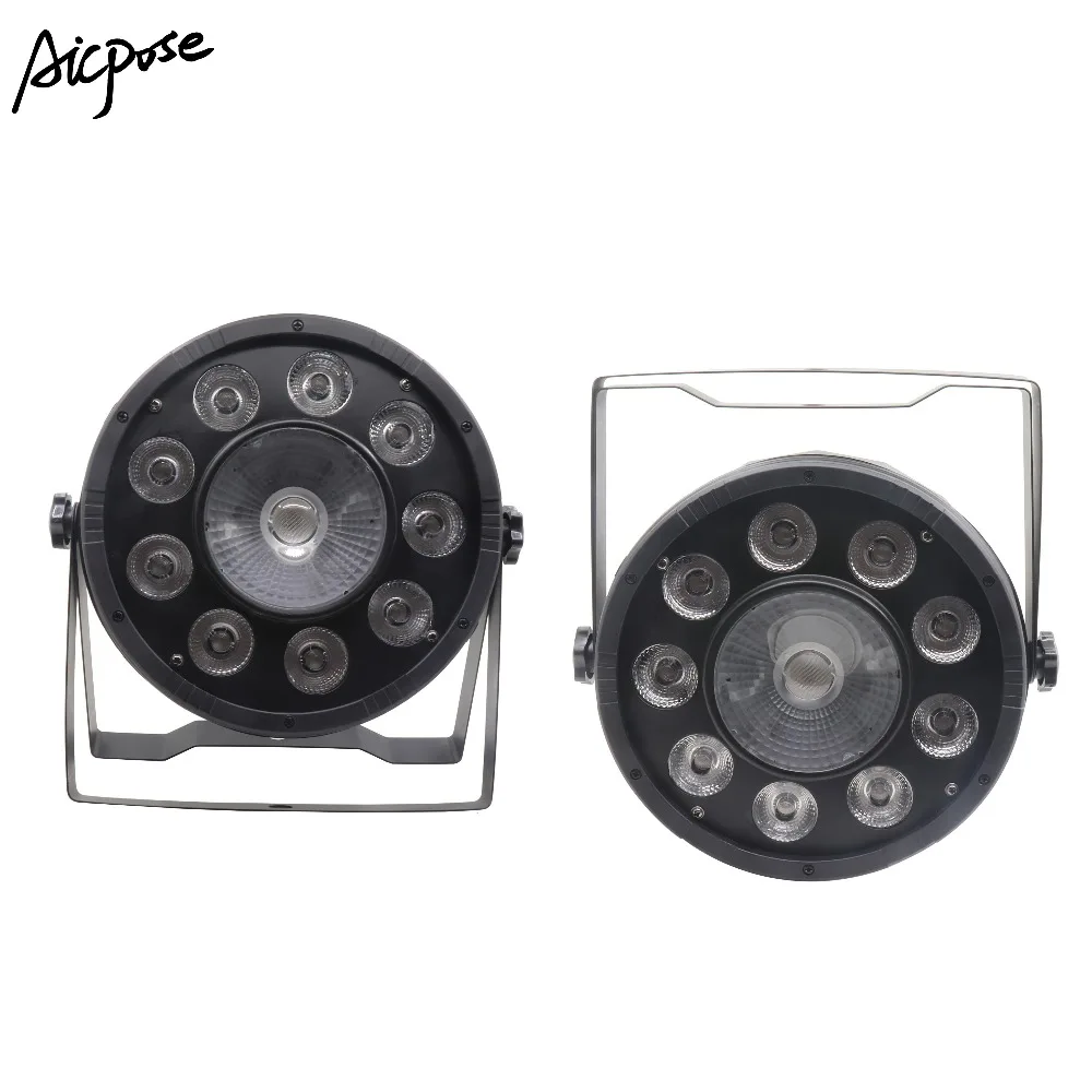 2 шт./лот 25 градусов 9x10 Вт 30 RGB 3 в 1 Par Светильник 9*10 Led DMX512 управление светильник s