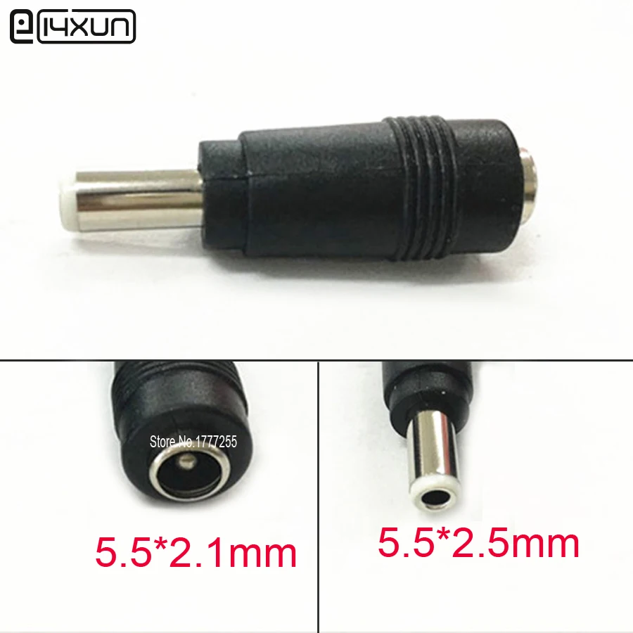 Адаптер питания постоянного тока 5 5x2 1 мм мама к папа 5*2 до 5|male dc power connector|male connector5.5