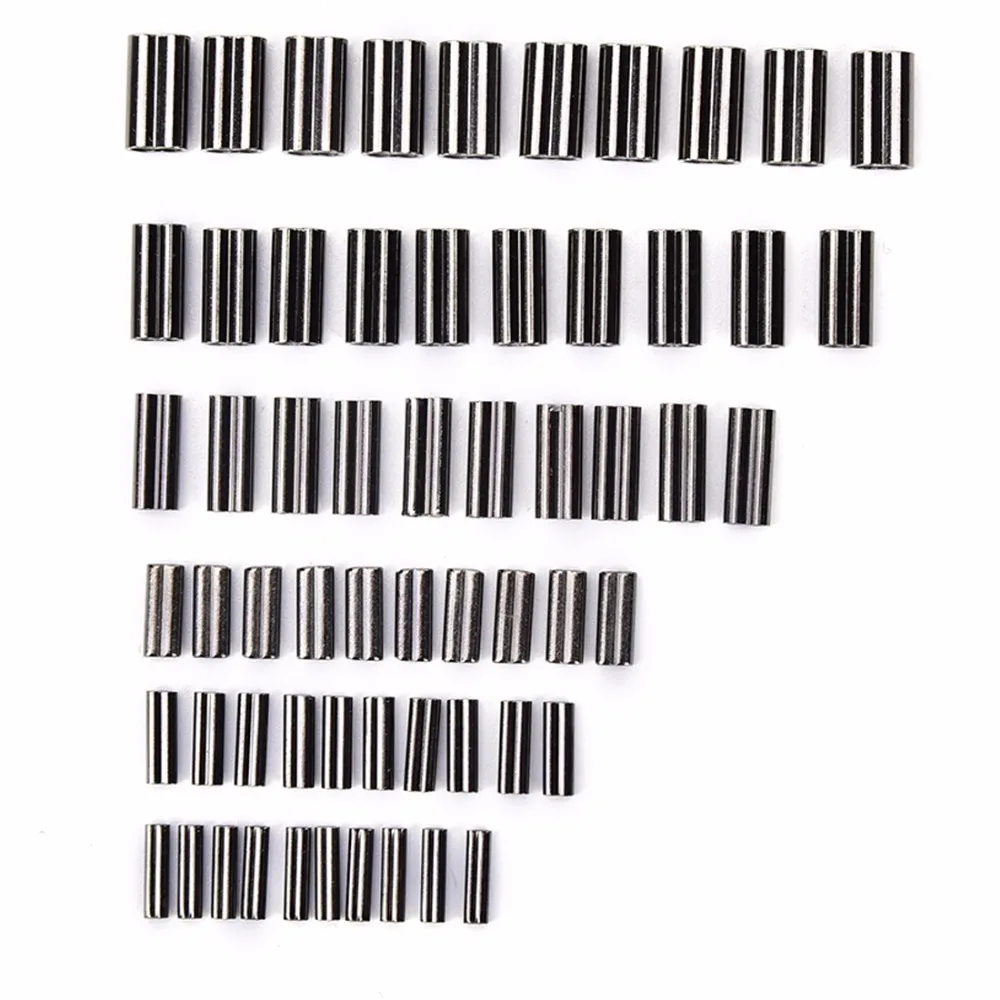 20 шт./лот мини Дубль-рукава рыболовная разъем провода обжима двойной латунную