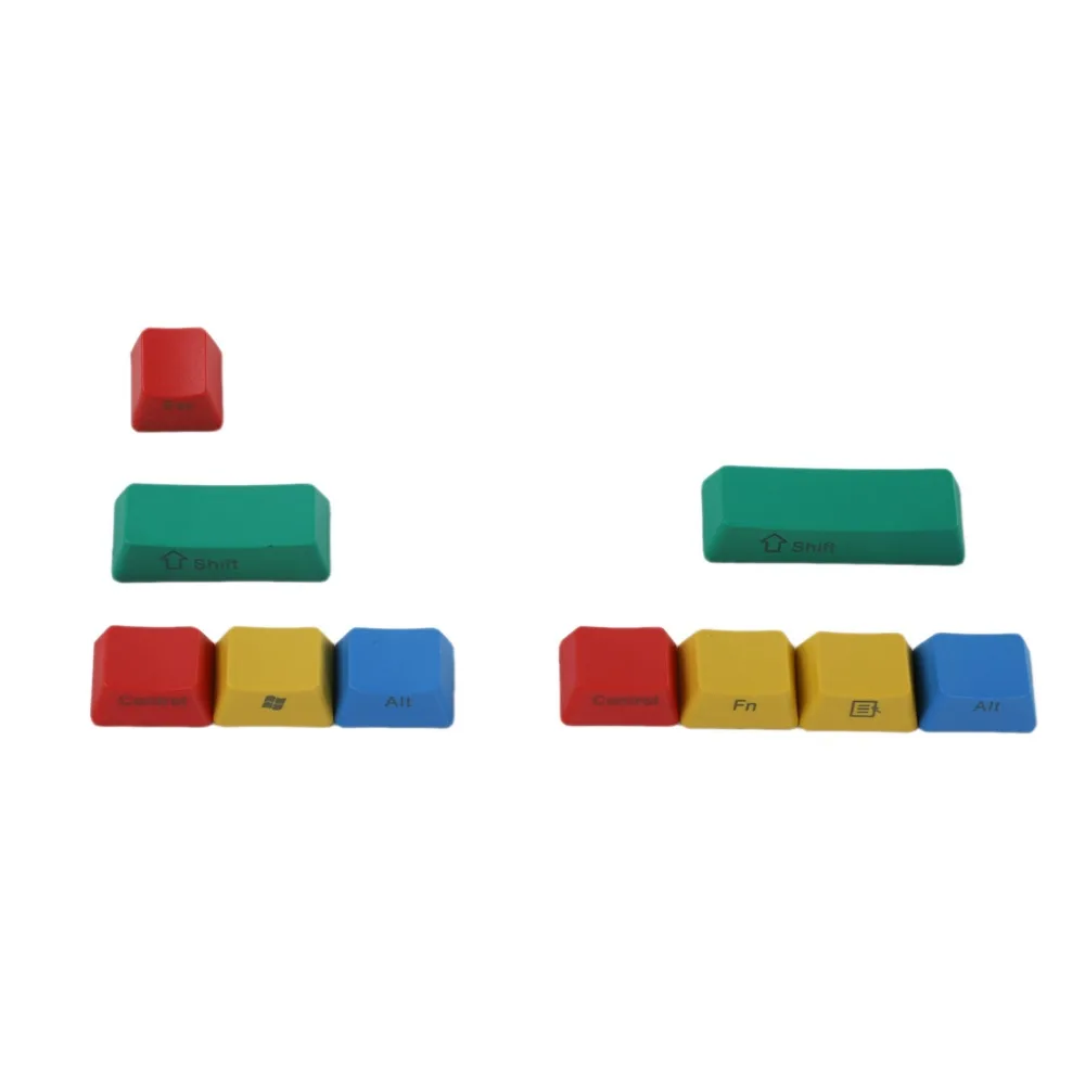 OEM профиль PBT RGBY CMYK модификаторы 10 клавиш с лазерной гравировкой, брелки Mac для Cherry MX механическая клавиатура
