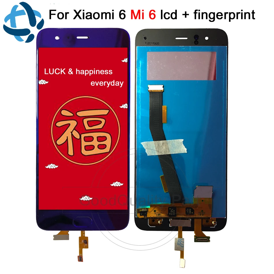 Для Xiaomi Mi 6 ЖК дисплей кодирующий преобразователь сенсорного экрана в сборе +