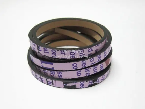 5x2 мм Фиолетовый кожаный шнур 5 плоский шнур|leather cord|5mm flat leather cordflat cord |