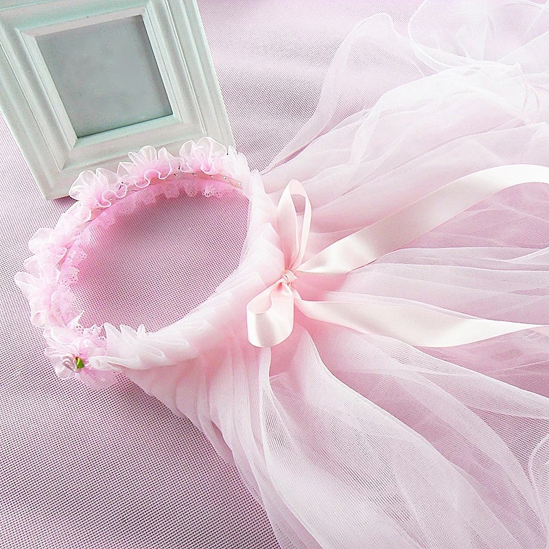 Распродажа детский головной убор Белая Гирлянда романтичные Свадебные