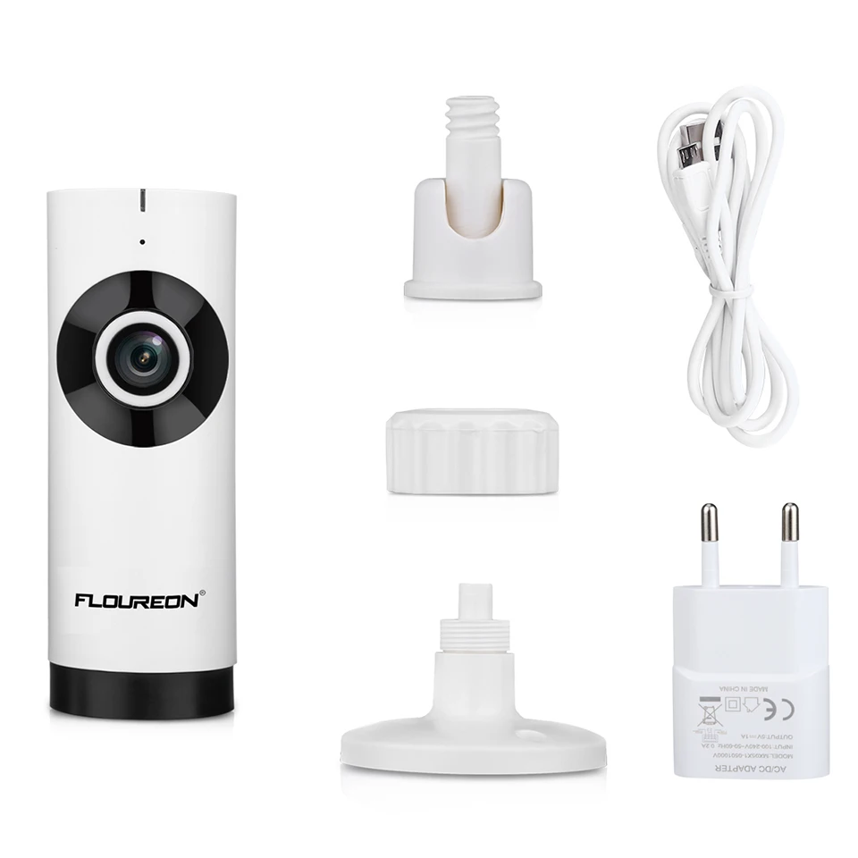 FLOUREON Беспроводной IP Камера 720P HD H.264 Ночное видение аудио Видеоняни и радионяни