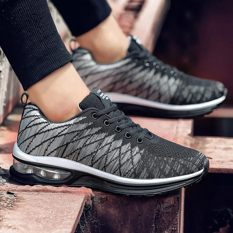 2019 Casual Shoes Men Sneakers Big Size 46 Male Footwear For Summer Mesh Breathable Sports Fashion Trainers RMC-057-2 | Обувь