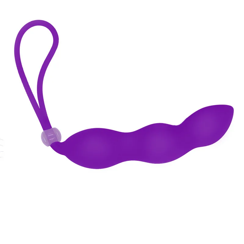 Anal beads butt plug male penis lock bondage ball stretcher erotic G-spot Silicone delay time Ejaculation no vibrator Sex Toy |