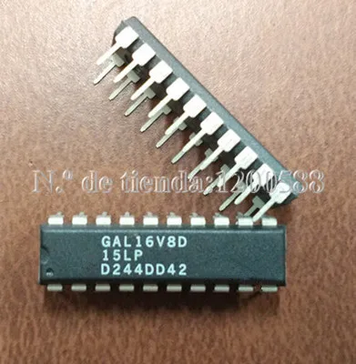 10 шт./лот GAL16V8D GAL16V8D-15LP GAL16V8D-15LPN DIP20 GAL16V8D-25LP GAL16V8D-7LP GAL16V8D-25QP DIP GAL16V8 16V8D