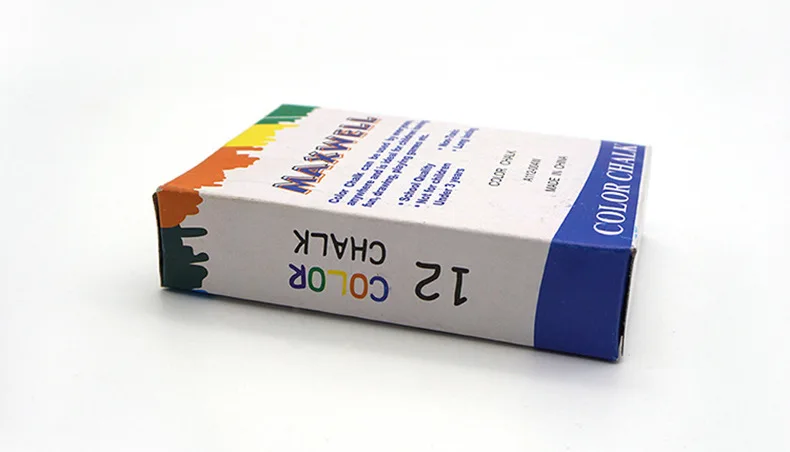 12 шт./упак. беспыльный Мел Ручка мелки для рисования на доске 6 цветов стационарный офисные школьные принадлежности, блокноты