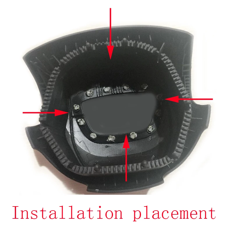 Автомобильный руль отделка летающие колеса значок с логотипом в центре кольцо