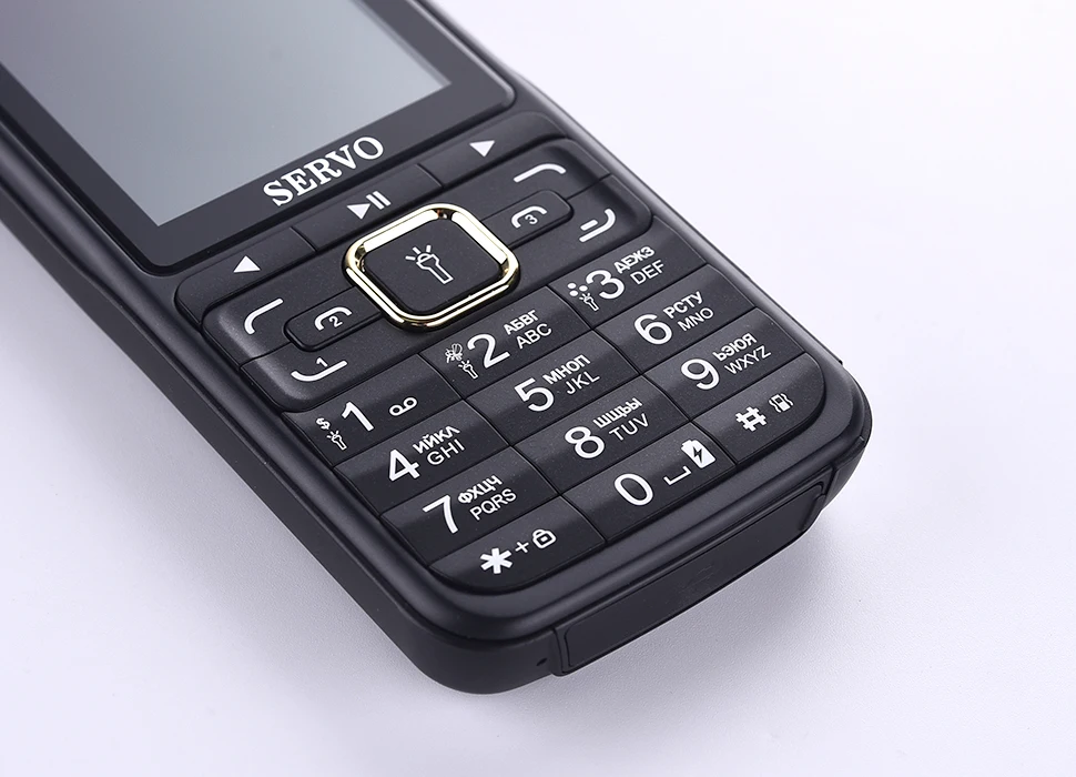 SERVO S10 мобильные телефоны 2," HD 3 sim-карты большой динамик фиолетовый светильник 2500 мАч Внешний аккумулятор мобильный телефон с противомоскитной лампой